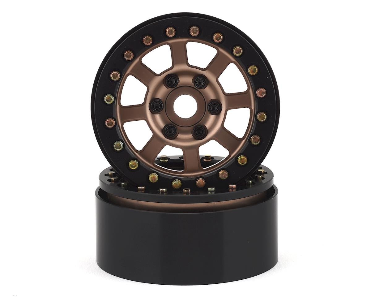 SSD SSD00180 Assassin 1.9 Beadlock Crawler Wheels (Bronze) (2)