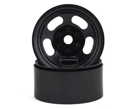 SSD SSD00274 Slot 1.9 Steel Beadlock Wheels Black