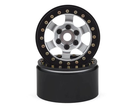 SSD SSD00275 1.9" Rock Racer Wheels Silver / Black