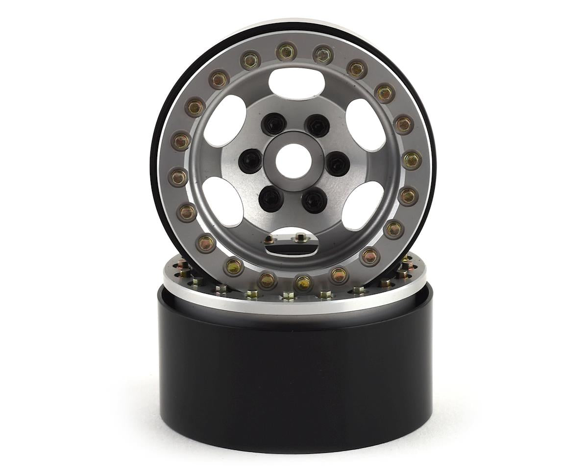 SSD SSD00324 1.9” Rugged Beadlock Wheels Silver