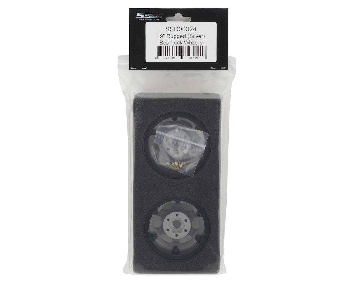 SSD SSD00324 1.9” Rugged Beadlock Wheels Silver
