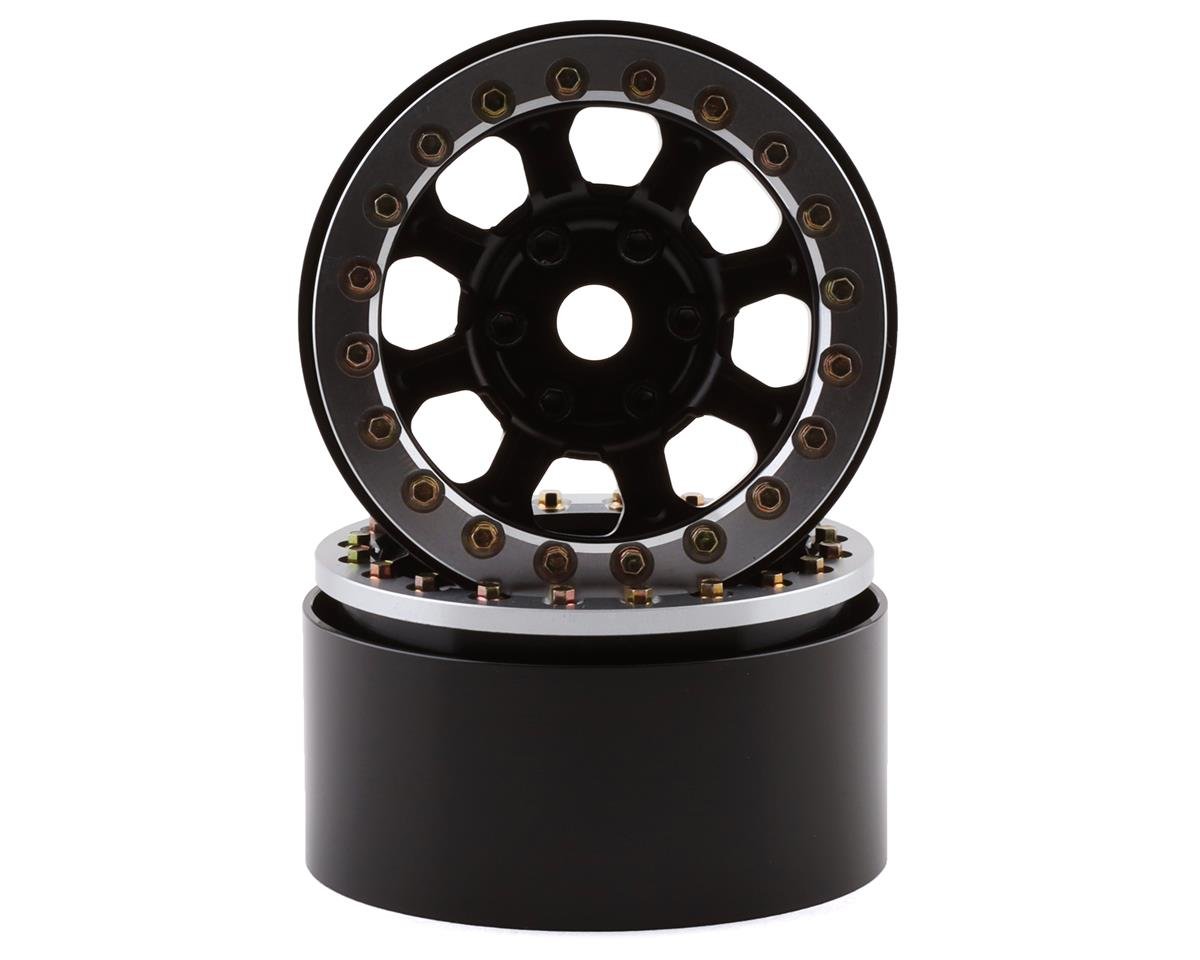 SSD SSD00433 Warrior 1.9" Beadlock Crawler Wheels Black