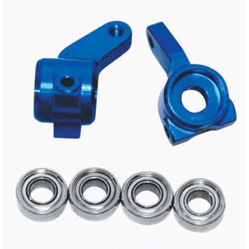 STRC ST3636B Oversized Front Steering Knuckles w/Bearings (Blue)