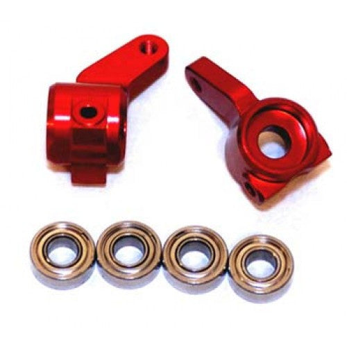 STRC ST3636R Oversized Front Steering Knuckles w/Bearings (Red)