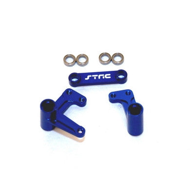 STRC ST3743XB Steering System w/ bearings Rustler/Bandit/Slash (Blue)