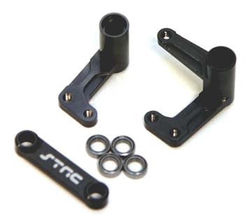 STRC ST3743XGM Steering System w/ bearings Rustler/Bandit/Slash (Gun Metal)