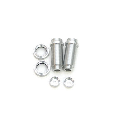 STRC ST3765XS Big Bore Threaded Front Shock Bodies 1 Pair (Silver)