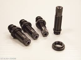 STRC STA30130GM Shock Body/Collar/Lower Cap SCX10 Gun Metal