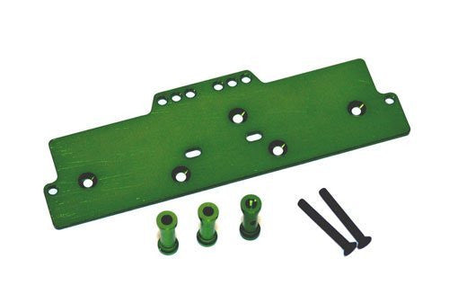 STRC STA30486G Adjustable 4 Link Front Servo/Battery Plate (Green)