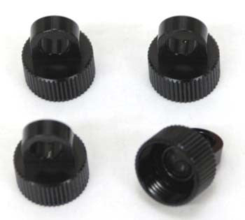 STRC STA80035BK *DISC* Shock Caps Axial Wraith (Black)