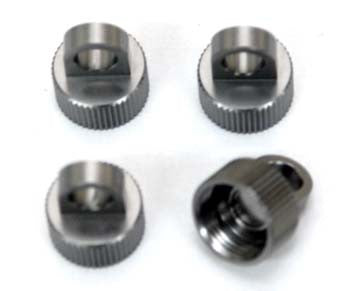 STRC STA80035GM Shock Caps Axial Wraith (Gun Metal)