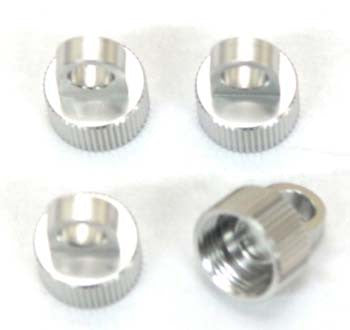 STRC STA80035S Shock Caps Axial Wraith (Silver)