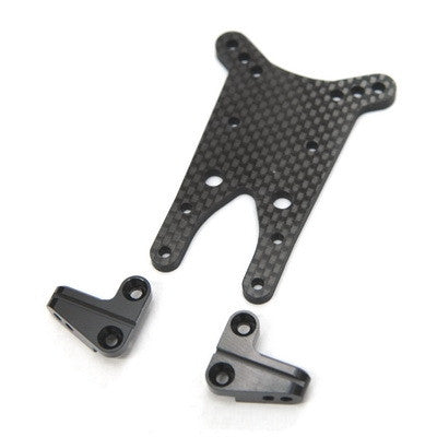 STRC STR330398FBK STRC 4mm Graphite Front Shock Tower with Aluminium Standoff (black) DEXST/DEXSC