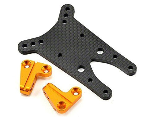 STRC STR330398FG STRC 4mm Graphite Front Shock Tower with Aluminium Standoff (gold) DEXST/DEXSC
