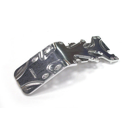 INTEGY T3034SILVER EVO 5 Rear Skid Plate T/E-Maxx 16.8