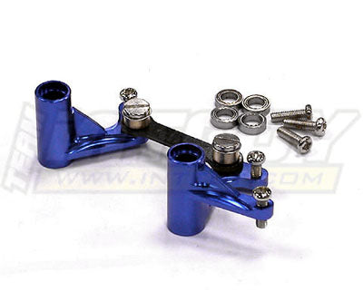 INTEGY T8051BLUE Steering Bellcrank Set Traxxas Rustler Slash 2WD
