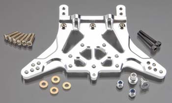 INTEGY T8083SILVER 09 Alloy Rear Shock Tower Rustler XL5 VXL