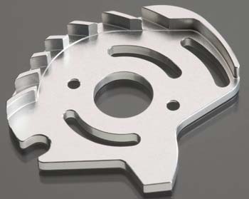 INTEGY T8540SILVER Motor Plate Slash 4x4