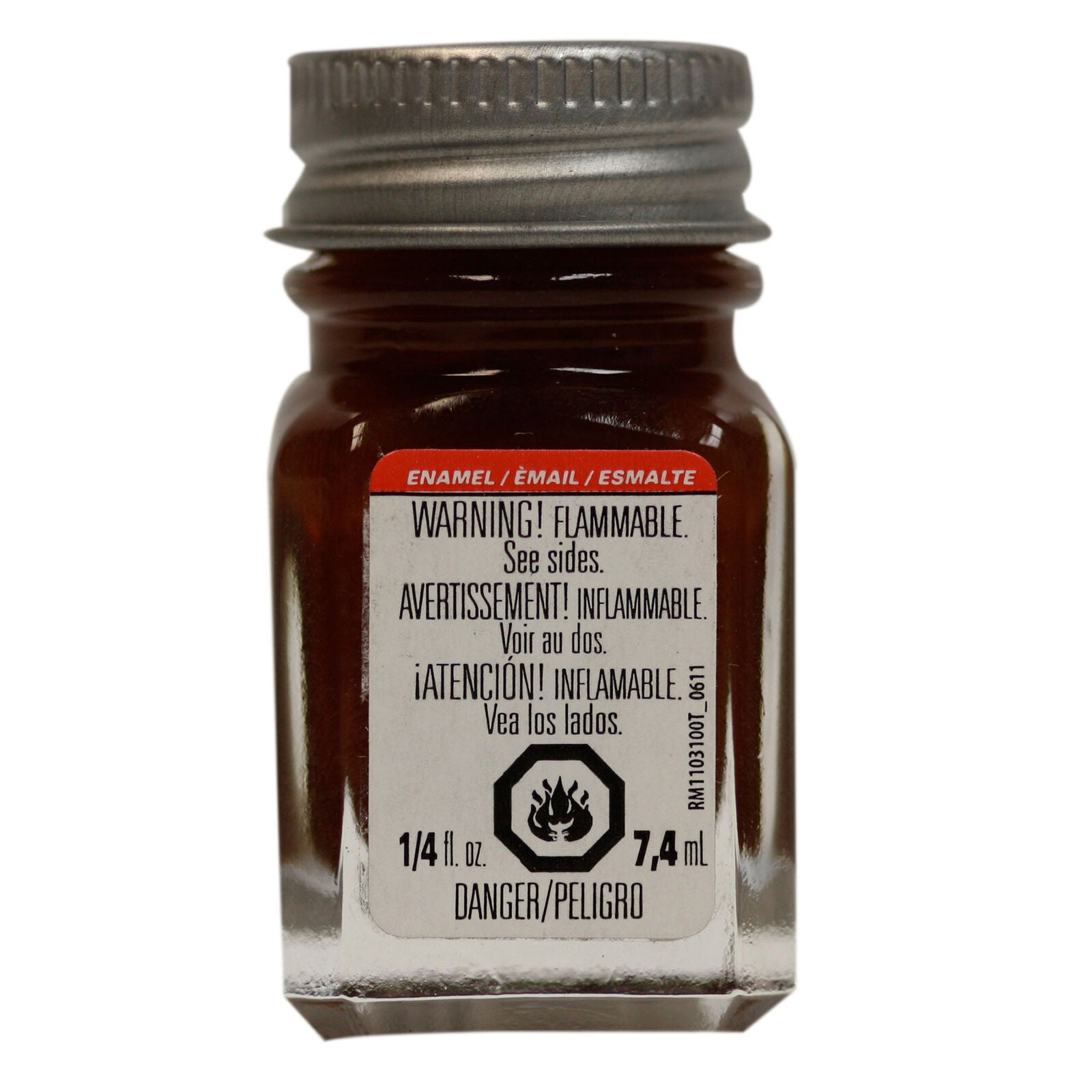 TESTORS 1140 Enamel 1/4 oz Brown