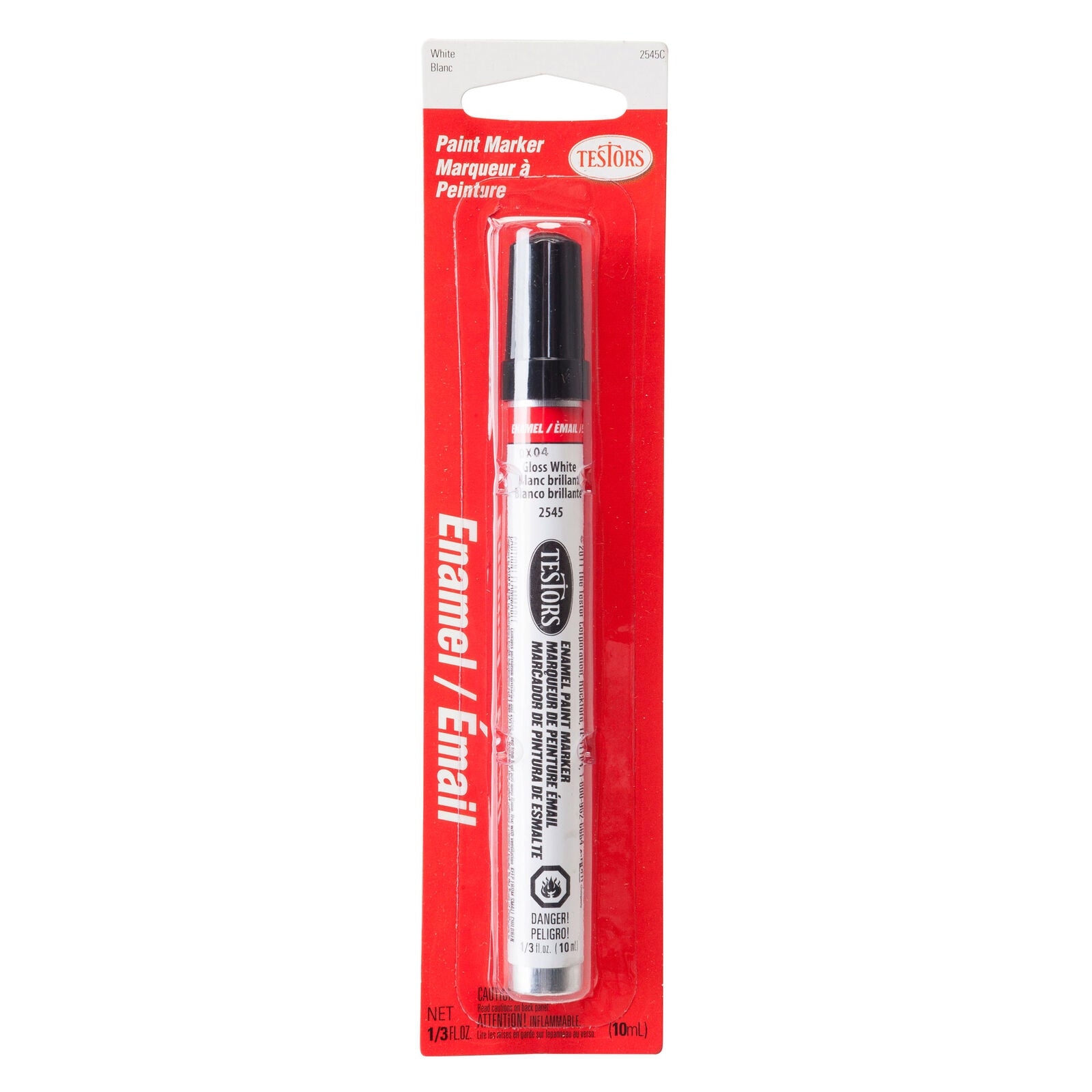 TESTORS 2545C Enamel Paint Marker Gloss White