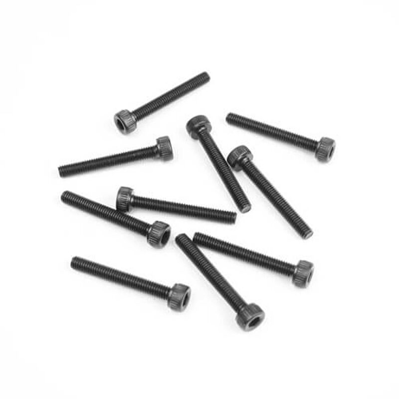 TEKNO TKR1534 M3x22mm Cap Head Screws, Black (10)