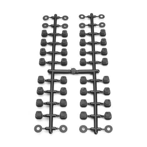 TEKNO TKR6544 Hinge Pin Inserts/Wheelbase Shims EB410