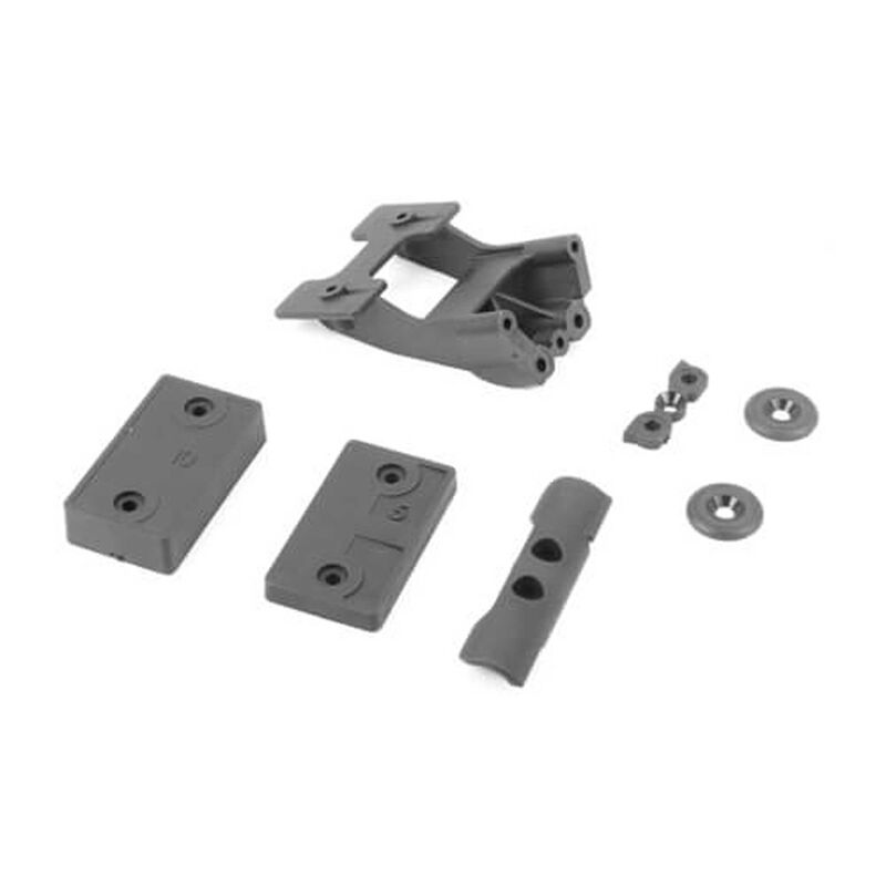 TEKNO TKR6546B Wing Mount and Bumper (one-piece mount, EB410.2)
