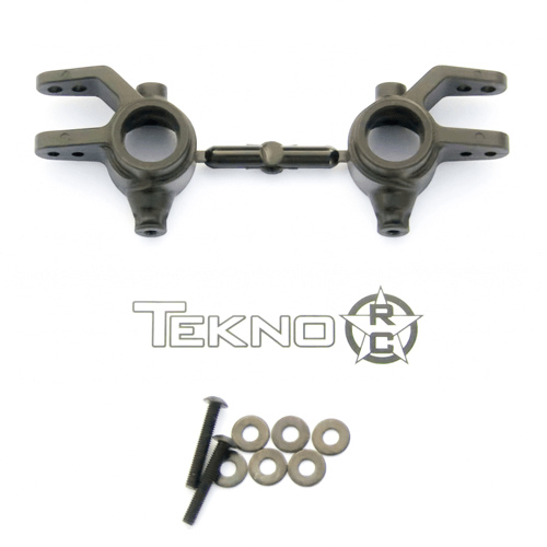TEKNO TKR6837 Steering Block M6 Driveshafts L/R Slash 4x4
