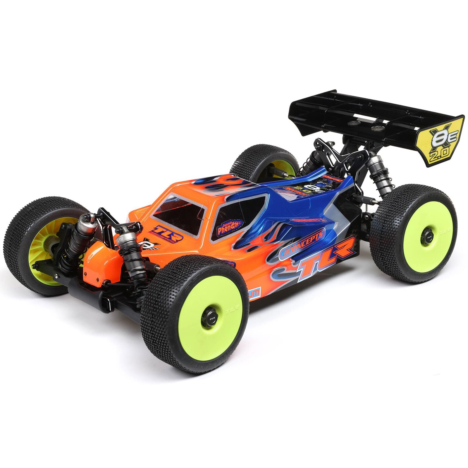 LOSI TLR04012 1/8 8IGHT-X/E 2.0 Combo 4WD Nitro/Electric Race Buggy Kit