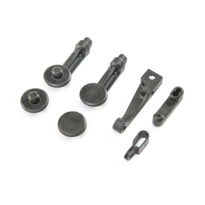 LOSI TLR231091 Body, Antenna, Wire, Fan Mount Set: 22X-4