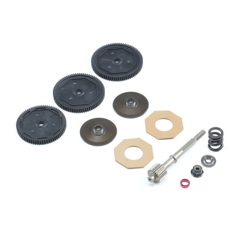 LOSI TLR232085 Complete SHDS Slipper System: 72T, 78T, 81T