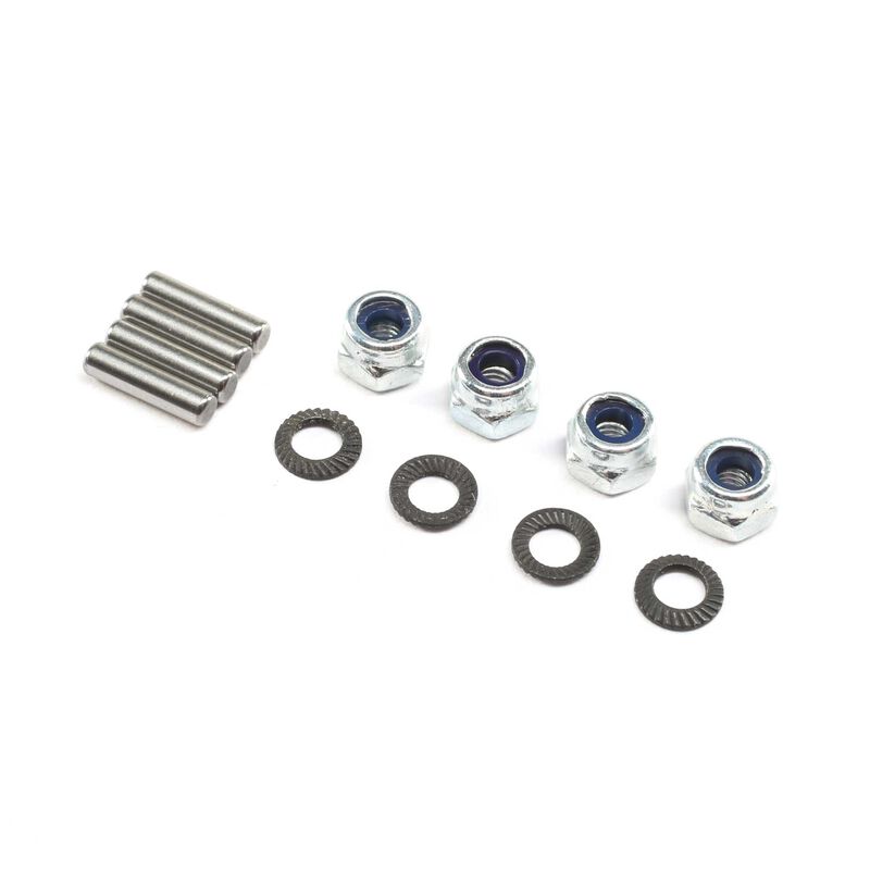 LOSI TLR232110 Pinion Mounting Hardware (4): 22X-4
