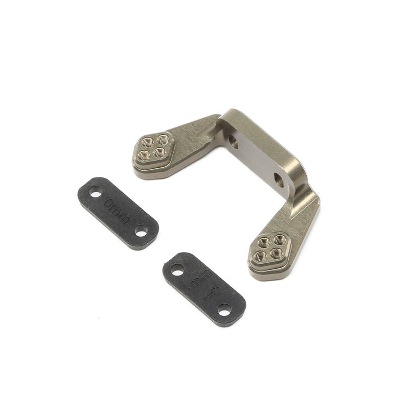 LOSI TLR234086 Rear Camber Block with Inserts: 22 3.0, 4.0, 5.0