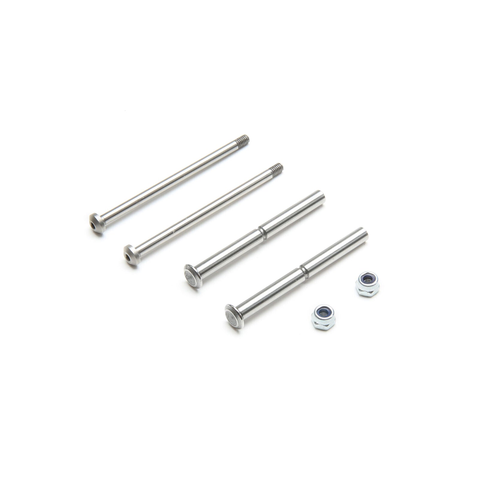 LOSI TLR234098 Front Hinge Pin and King Pin Set Polished All 22