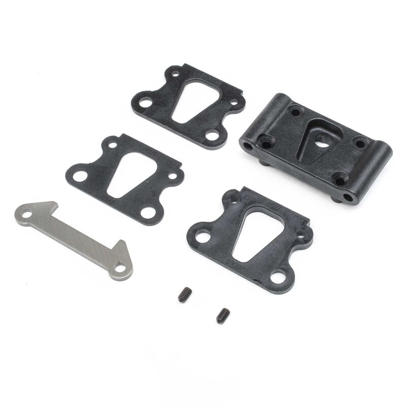 LOSI TLR234109 Front Pivot with Brace & Kick Shims: All 22