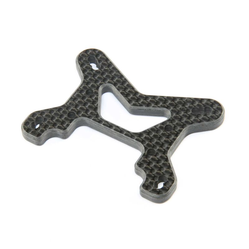 LOSI TLR234122 Carbon Front Shock Tower: 22X-4