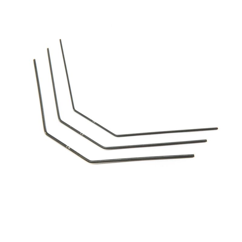 LOSI TLR234125 Sway Bar Set, 1.0/1.2/1.4mm (3): 22X-4