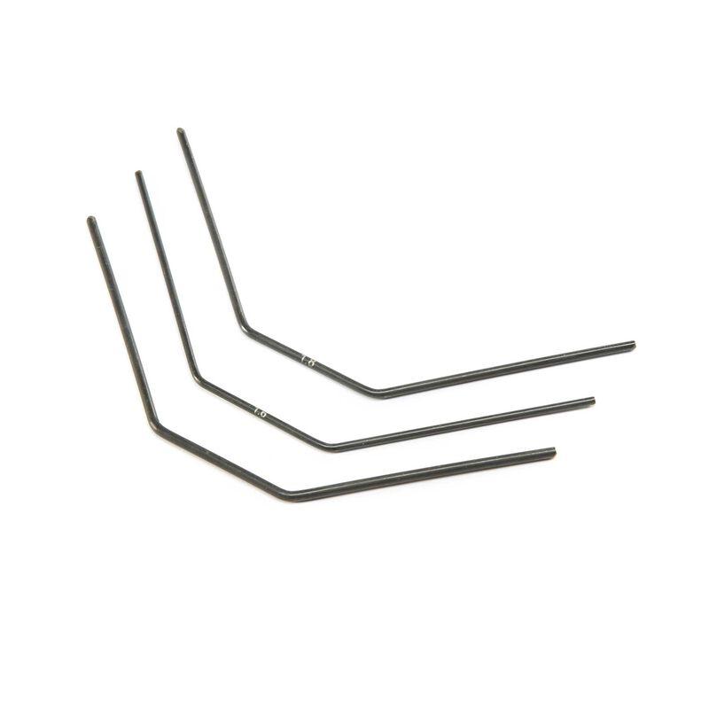 LOSI TLR234126 Sway Bar Set, 1.6/1.8/2.0mm (3): 22X-4