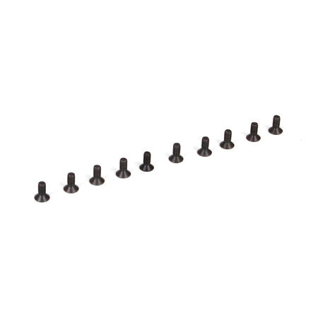 LOSI TLR235003 Flat Head Screws M2.5 x 6mm