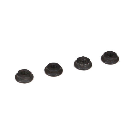 LOSI TLR236001 4mm Low Profile Serrated Nuts