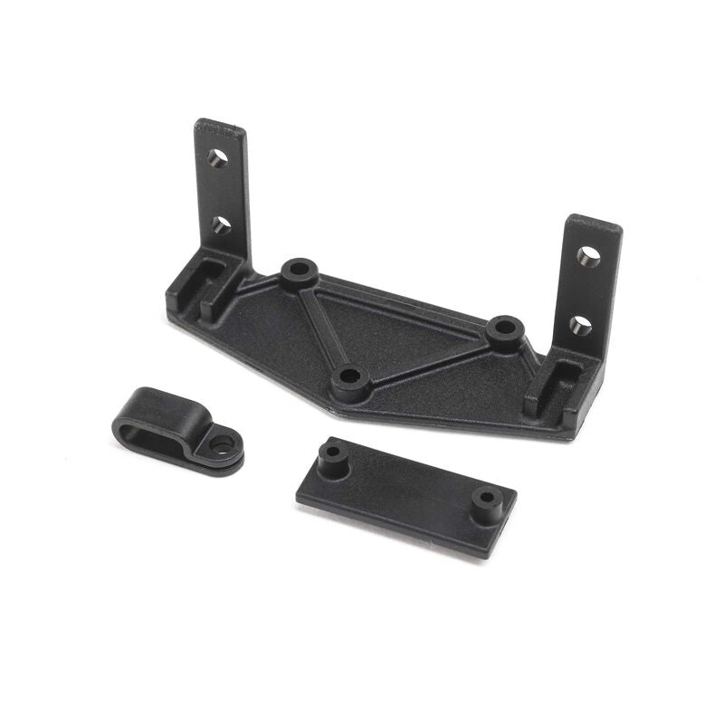 LOSI TLR241072 Switch Mount & Wire Clip: 8X, 8XE 2.0
