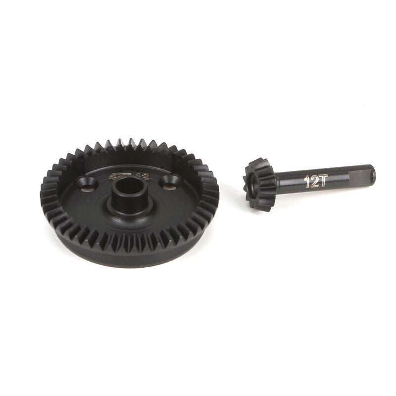 LOSI TLR242012 Rear Ring and Pinion Gear Set: 8T 3.0