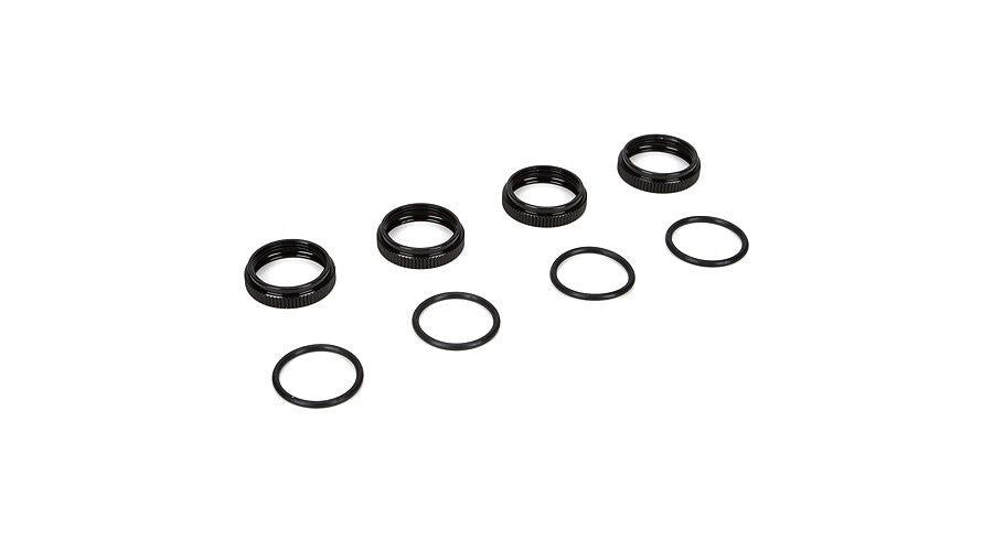 LOSI TLR243005 16mm Shock Nuts & O-rings 8B 3.0