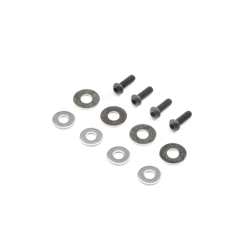 LOSI TLR243046 Shock Washer, Screw (4): 8X