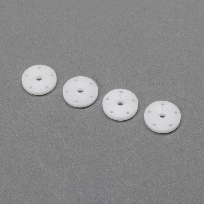 LOSI TLR243054 16mm Shock Piston V2, STD 5 x 1.5, 5 x 1.6: 8X/E 2.0