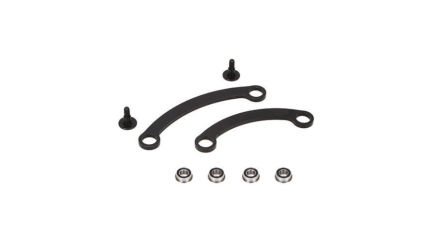 LOSI TLR244005 Steering Rack Set w/Bearings Short/Long 8B 3.0