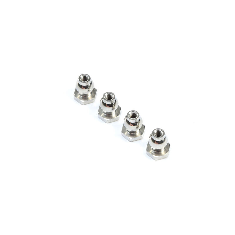 LOSI TLR244051 Suspension Ball, 6.8mm, Flanged (4): 8X
