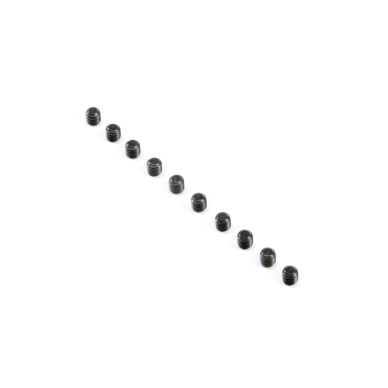 LOSI TLR245015 Flat Point Set Screws, M4x4mm (10)