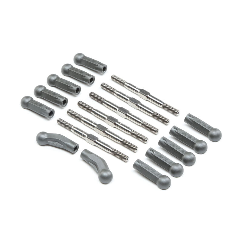 LOSI TLR334052 HD Turnbuckle Kit, Titanium: 22 5.0