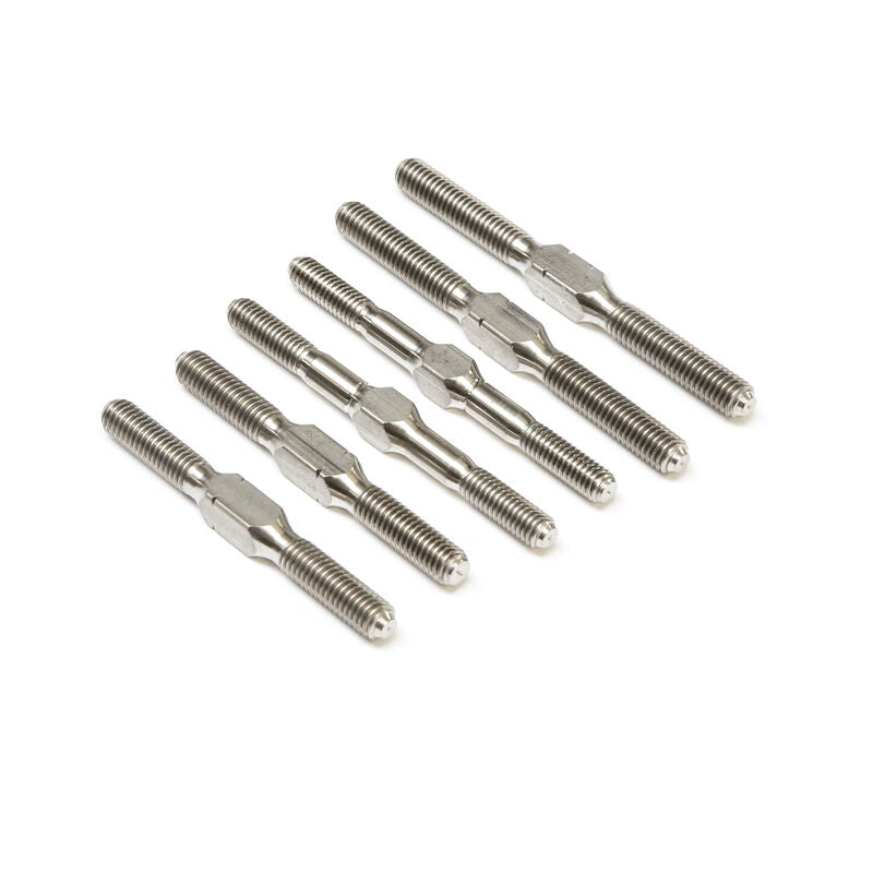 LOSI TLR344036  Turnbuckle Kit Titanium (6): 8X